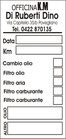 Etichette revisione auto