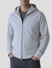 KAPUZEN SWEATJACKE MIT REISSVERSCHLUSS REGULÄRE PASSFORM | ZIP-FRONT HOODED SWEATSHIRT REGULAR FIT