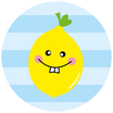 Magnet "Fruity – Zitrone"