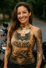Damen  RUSTY Iron Wing Highneck – "Angel Hearth"
