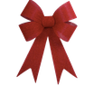 Kerststrik rood met led verlichting (Small)