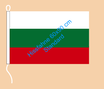 Bulgarien / Hißfahne im Querformat