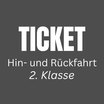 Dampfzug 5519 Hinfahrt 30.05 und Rückfahrt 31.05, 2. Klasse