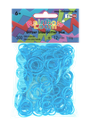 Glitzer Blau/Bleu à paillettes Silikon