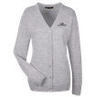 Women's Harriton® Cardigan Sweater (Heather Gray)