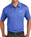 Men's Port Authority® Trace Heather Polo (Royal)