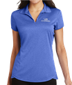 Women's Port Authority® Trace Heather Polo (Royal)