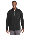 Sport-Tek® Sport-Wick® Textured 1/4-Zip Pullover (Black)
