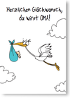Herzlich Glückwunsch du wirst OMA!