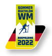 Offizieller Pin Biathlon Sommer WM 2022 Ruhpolding "Flag"