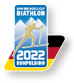 Offizieller Pin Biathlon Weltcup 2022 Ruhpolding "Flag"