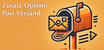 Zusatz Option: Post Versand
