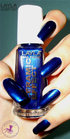 Layla Ceramic Effect 33 metallic blue