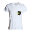 T-shirt bianca con taschino mimetico mod discovery