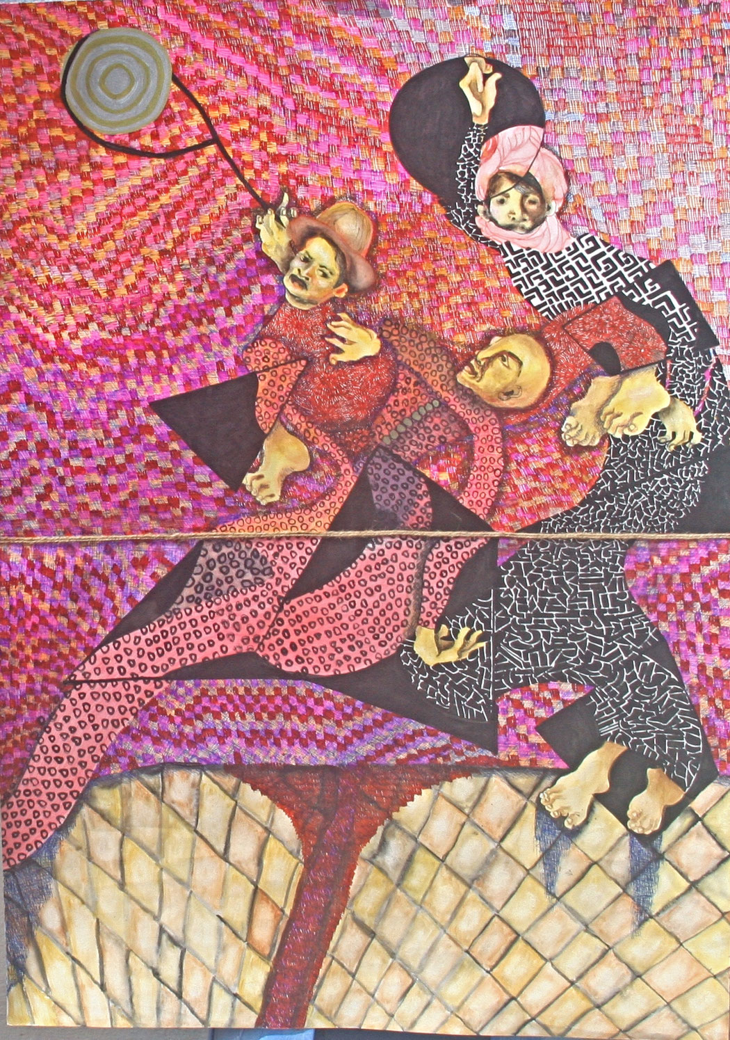 Size: 39x27 ins.   Medium: pen on paper