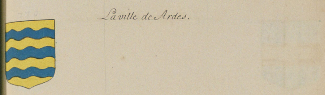 SOURCE : ARMORIAL GÉNÉRAL DE FRANCE, CHARLES D'HOZIER (ÉDIT DE 1696) 2E VOLUME, PAGE 115
