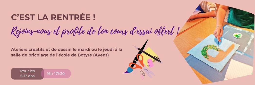 Atelier créatif pour adultes enfants et tout petits en valais à ayent et sion sur vaud à puidoux
