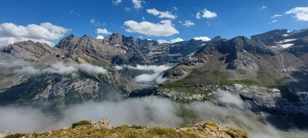 Le cirque de Gavarnie depuis le Pic de la Pahule