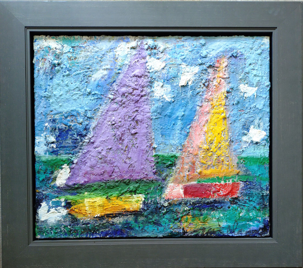 Guillaume Lo A Njoe (geb 1937) 60 x 70 cm