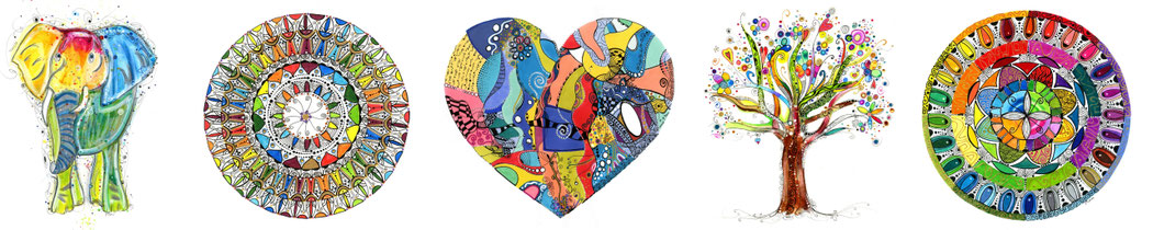 Kleine Geschenke, Mandalas, Kunstraum