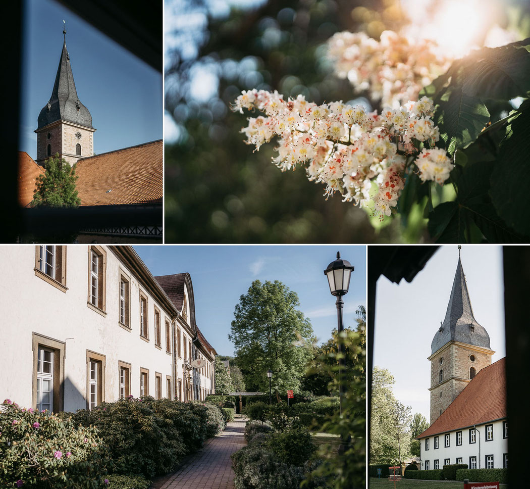 Klosterhotel Wöltingerode: Eindrucksvolles Architektur-Denkmal für Hochzeiten in Niedersachsen.