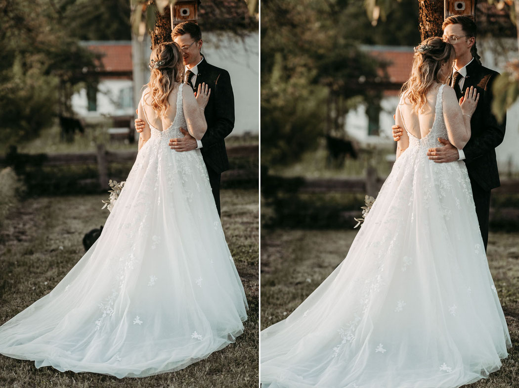 Hochzeitsfotografie Harz: Authentische Emotionen im goldenen Mai-Licht eingefangen.