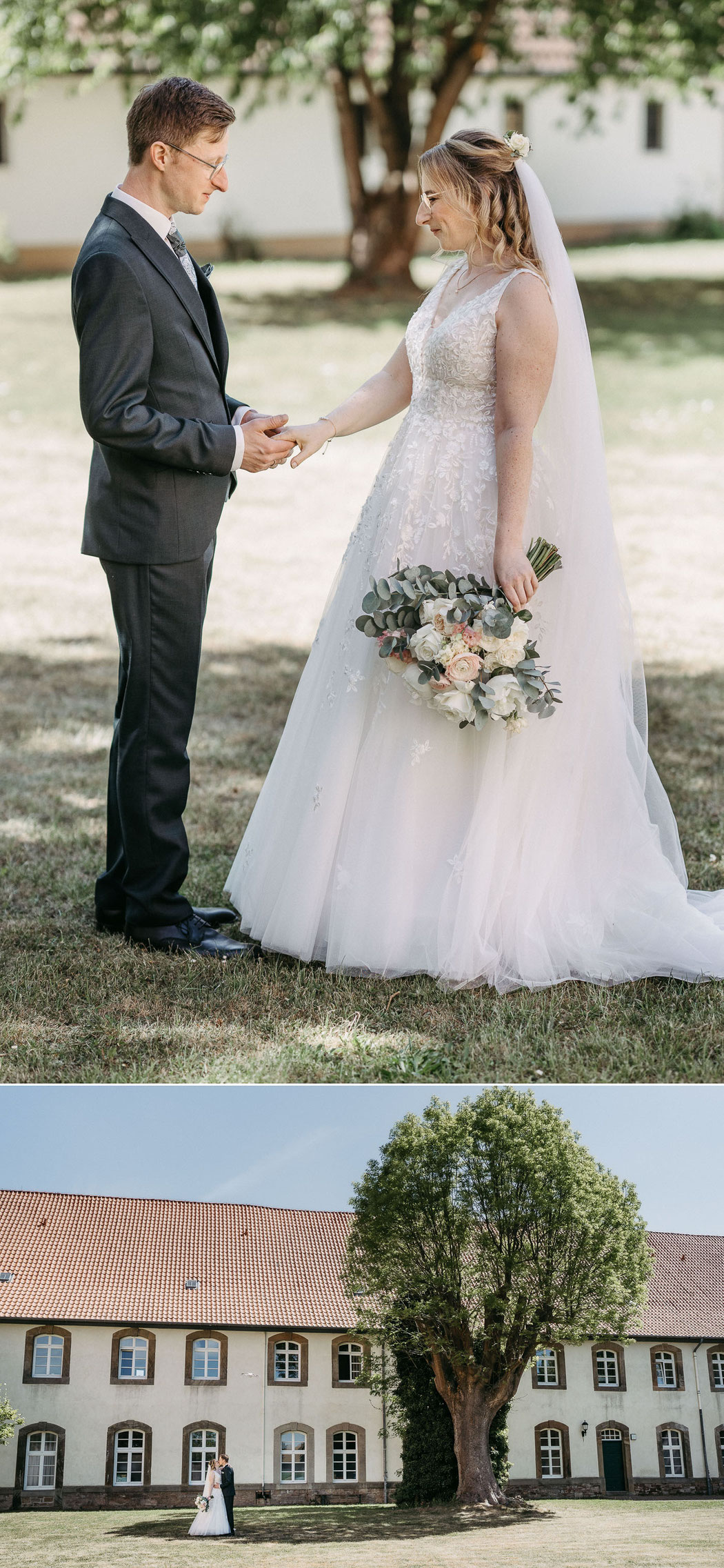 Hochzeitsfotograf Goslar: Authentische Emotionen beim First Look im Mai.