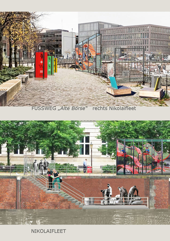 Vorschlag für eine neuen lebendigen Ort mitten in Hamburg