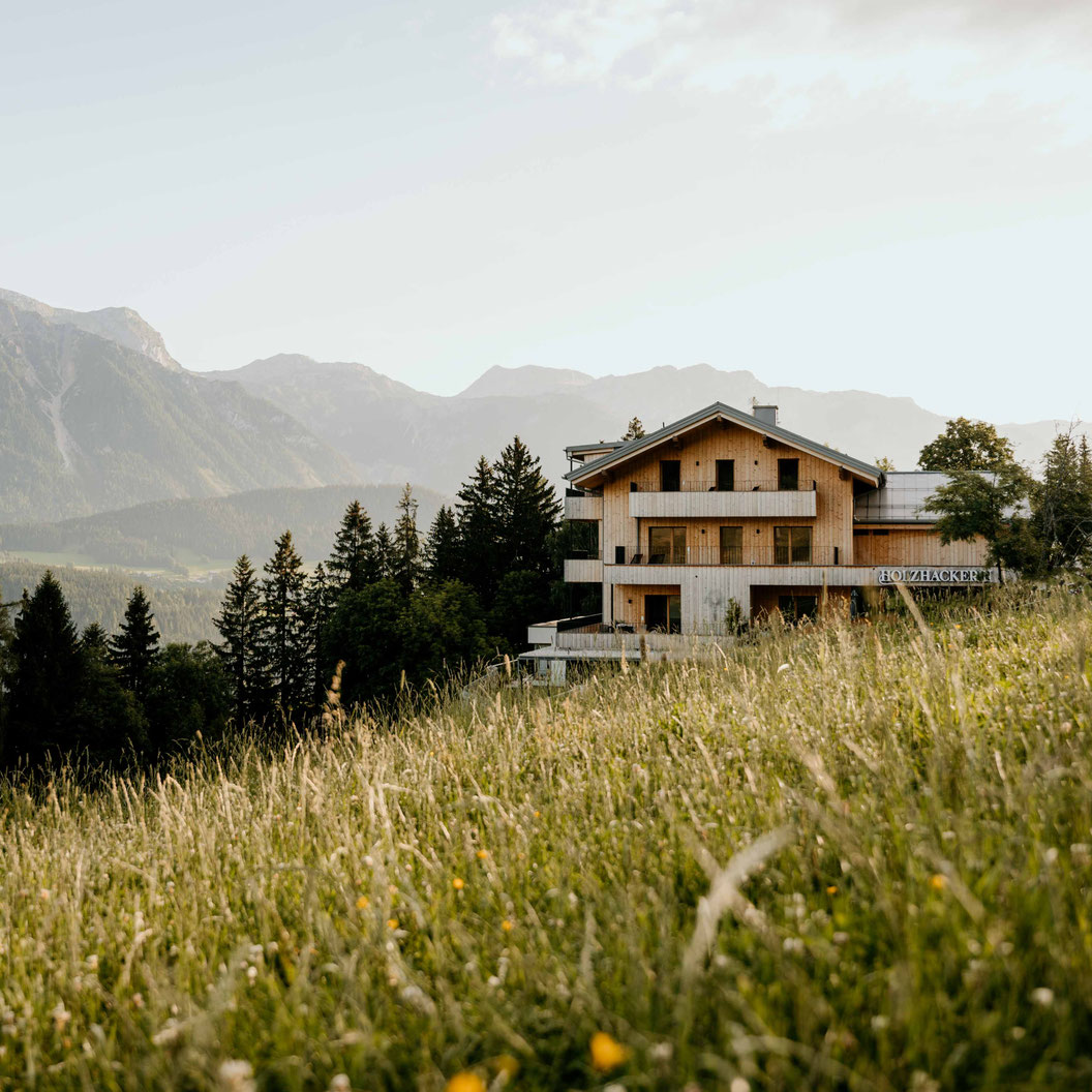 MOUNTAIN HIDEAWAYS - private Rückzugsorte in den Alpen - Apartmenthaus mit Frühstück - HOLZHACKERIN in Schladming - Steiermark 