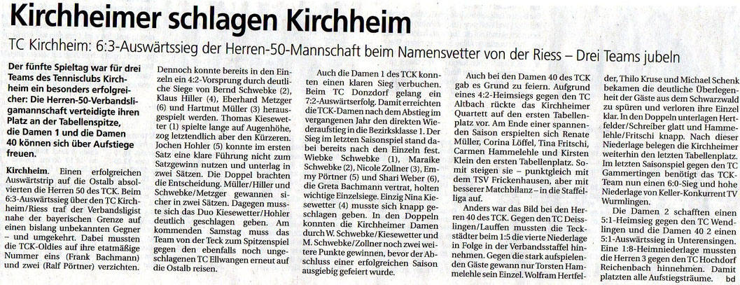 Quelle: Der Teckbote vom 14.07.2015