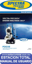 manual de usuario ficha tecnica programas estacion total spectra precision