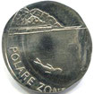 Münzen Müller - Fehlprägung BRD 5 Euro 2021 D, Polare Zone, nur auf das Innenteil / auf die Pille geprägt. 