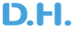 Logo von D.H. Dienstleistungen in Fulda. Zusehen ist ein blaues D und ein blaues H und in weisser Schrift Dienstleistungen darunter ausgeschrieben.
