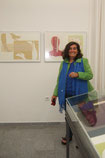 gisela oberbeck vor ihren Arbeiten im Staatsarchiv Ludwigsburg, Sammlung Leo Koenders, 2009
