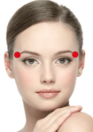 CHRONIQUES_Recettes santé les Marmas du visage 9 par atelier-shanti : A l'extrémité des sourcils pour reposer vos yeux