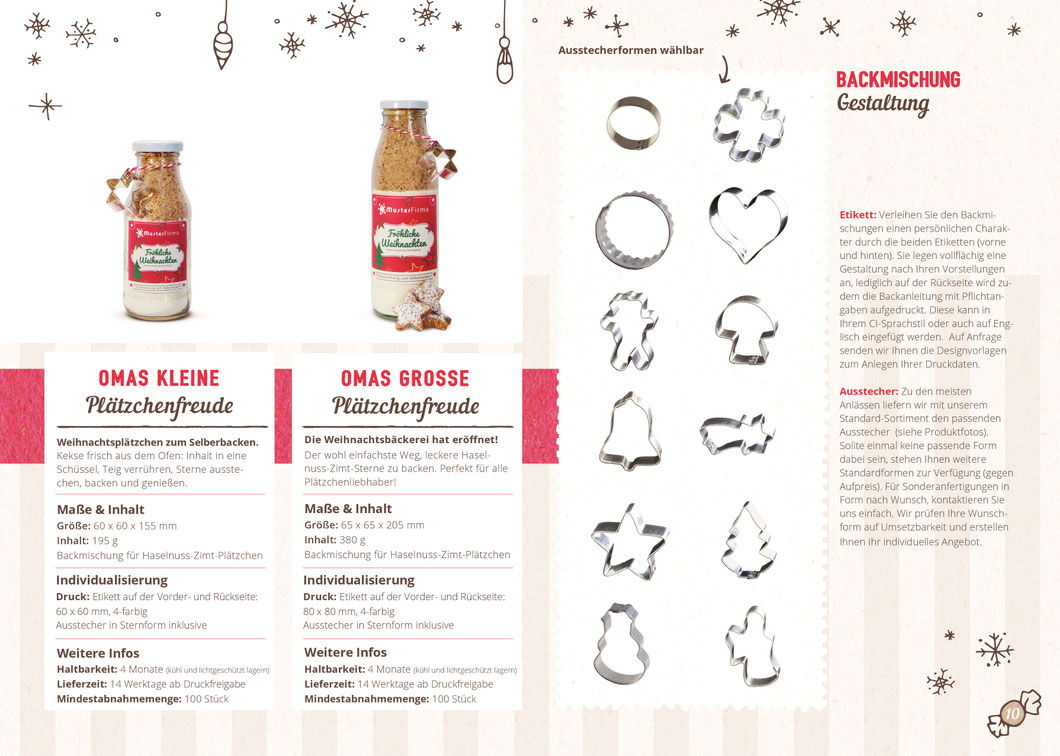 Backmischungen Süsses Schenken Portal Für Süße Werbemittel