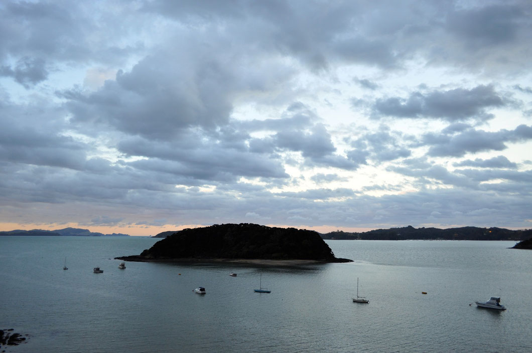 Balkon-Ausblick vom Beach House in Paihia