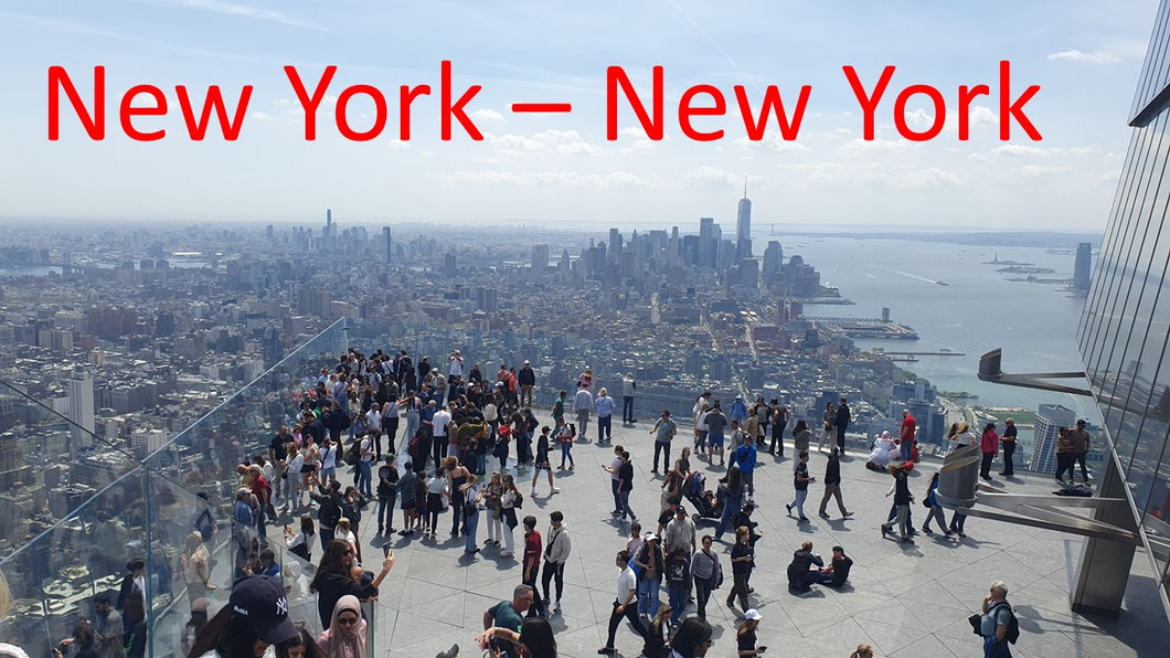 Blick von der Aussichtsplattform THE EDGE