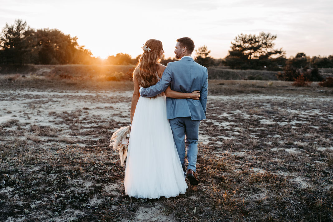 Hochzeit Hochzeitsfotograf Berlin Brandenburg Boho Schönwer Heide