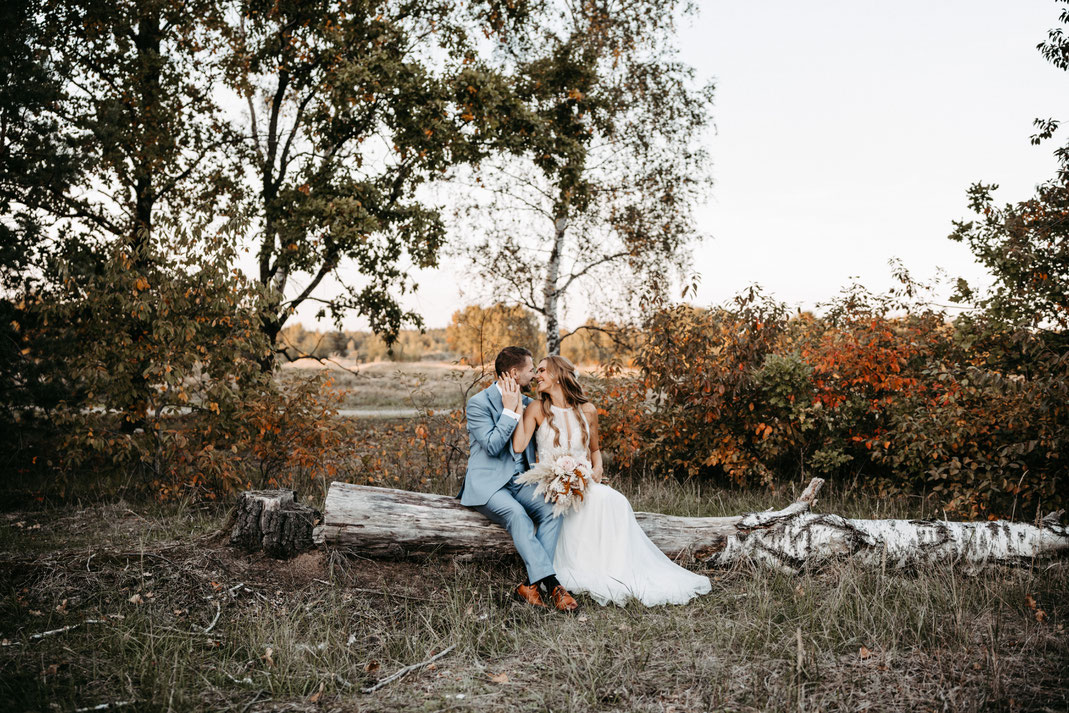 Hochzeit Hochzeitsfotograf Berlin Brandenburg Boho Schönwer Heide