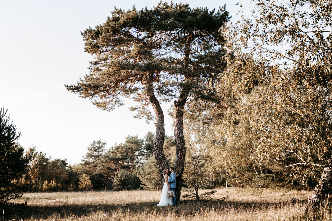 Hochzeit Hochzeitsfotograf Berlin Brandenburg Boho Schönwer Heide