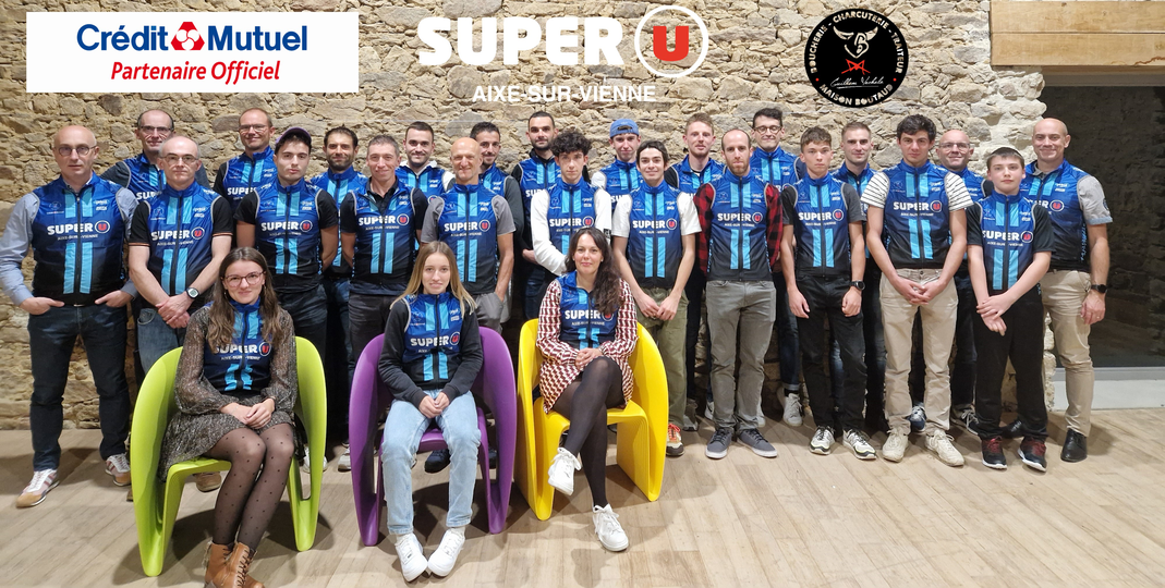Photo officielle Team Vélo Club Saint-Priest-sous-Aixe cyclosport VTT UFOLEP Super U Aixe