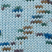 Basic Merino Tweed 407 - Bleu ciel-Bleu-Beige brun
