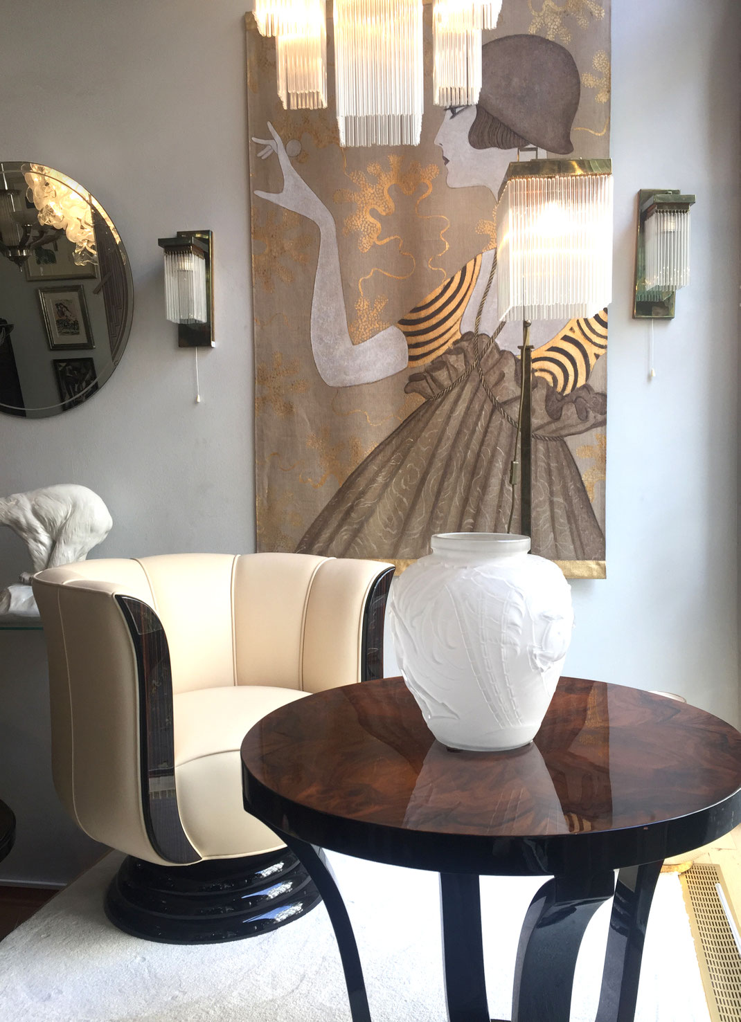 Art Déco tables Art Déco Schreibtische