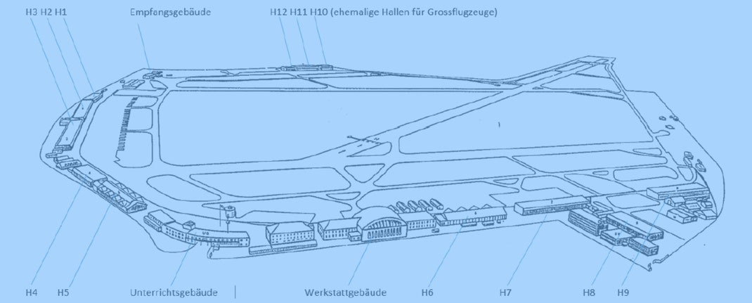 Militärflugplatz Dübendorf: schutzwürdiges Ensemble (Weltkulturerbe), Gutachten Eidgenössische Kommission für Denkmalpflege EKD vom 3. März 2015 | Quelle: The 7 Most Endangered 2020, Europanostra