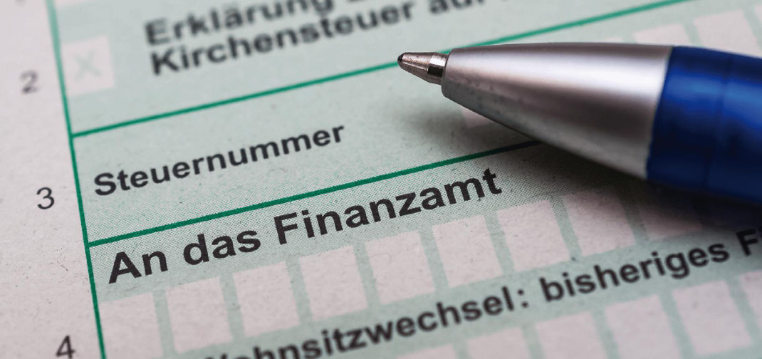 bildausschnitt einer steuererklärung