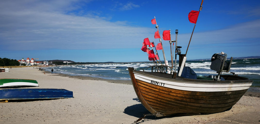 Der berühmte Fischerstrand in Binz. Foto: Gut Glück