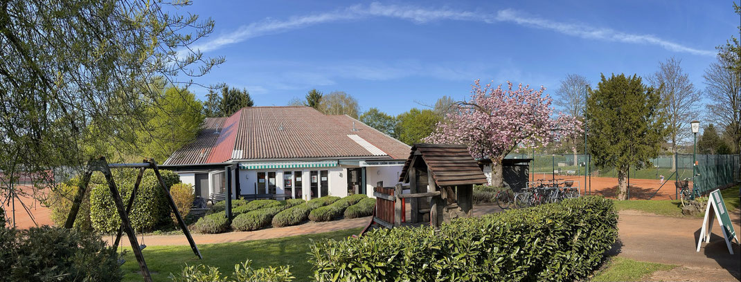 Das Clubhaus des Tennisvereins Dransdorf in Bonn