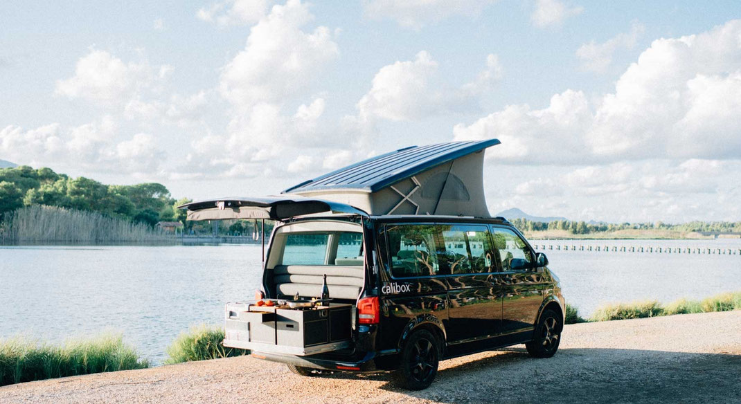 Heckküche mit den calibox Modulen