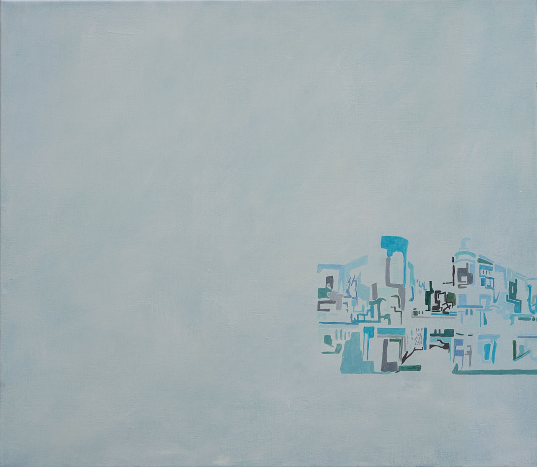 Olie op doek 90 x 80 cm